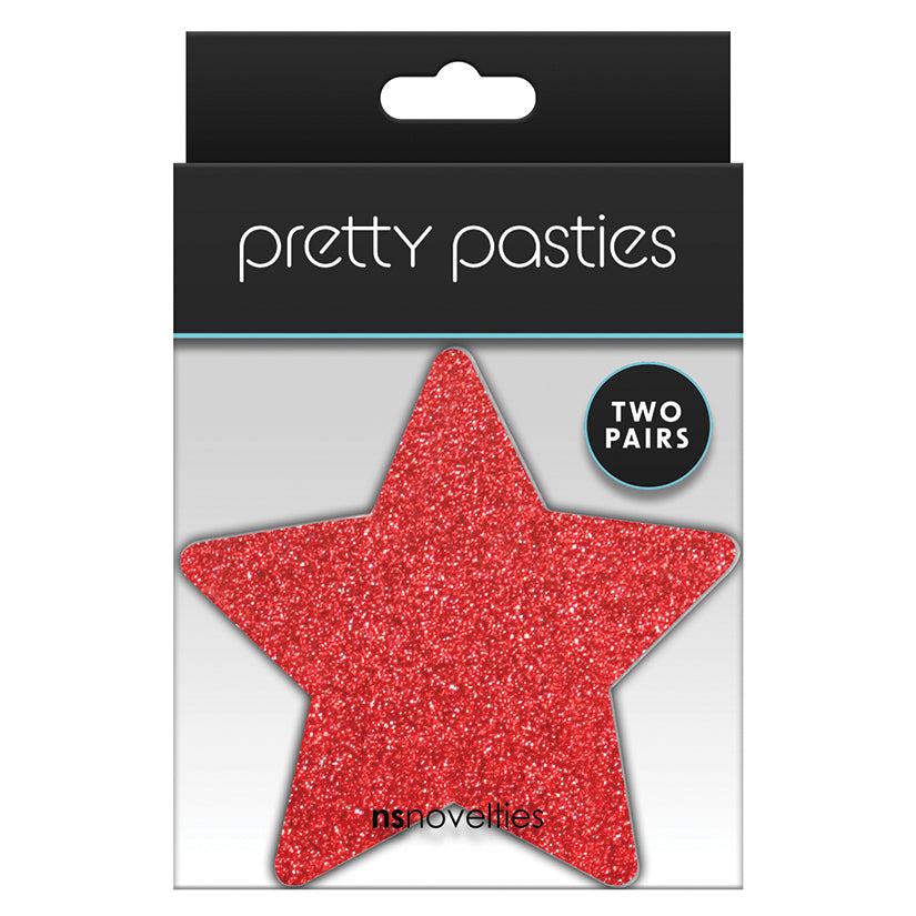 Pretty Pasties Glitter Stars 2pk