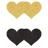 Pretty Pasties Glitter Hearts 2pk