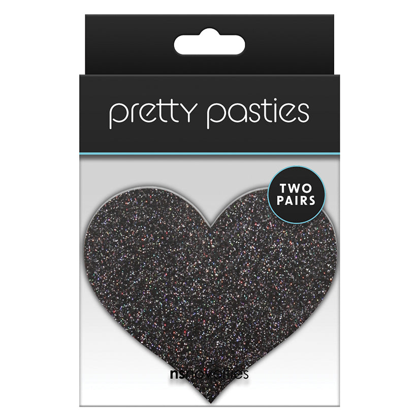 Pretty Pasties Glitter Hearts 2pk