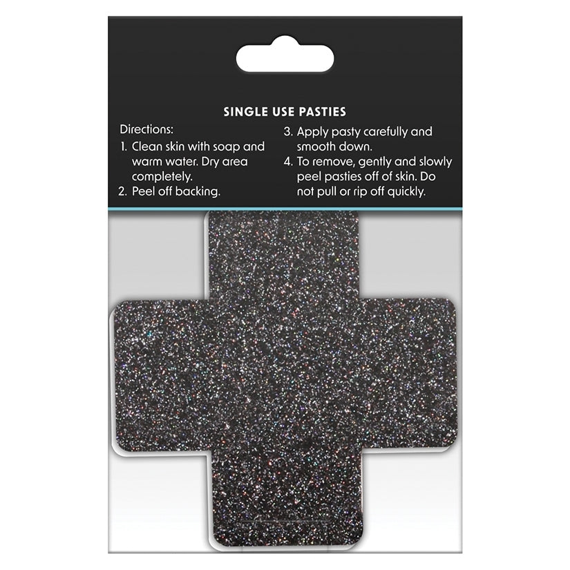 Pretty Pasties Glitter Cross 2pk