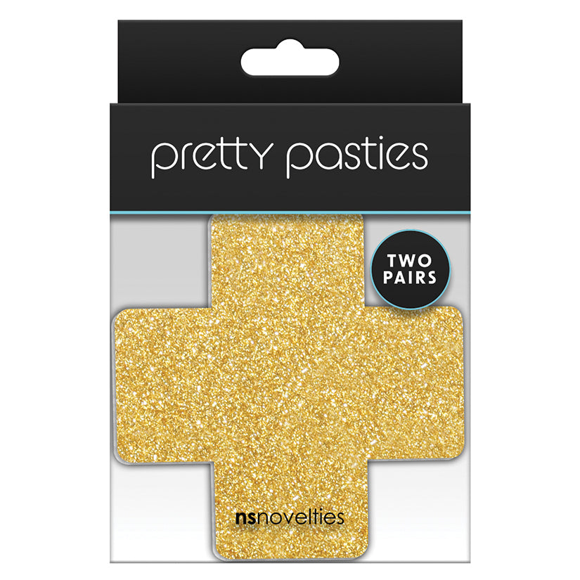 Pretty Pasties Glitter Cross 2pk