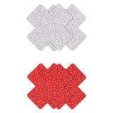 Pretty Pasties Glitter Cross 2pk