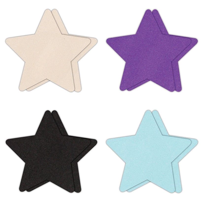 Pretty Pasties Star-Assorted 4pk