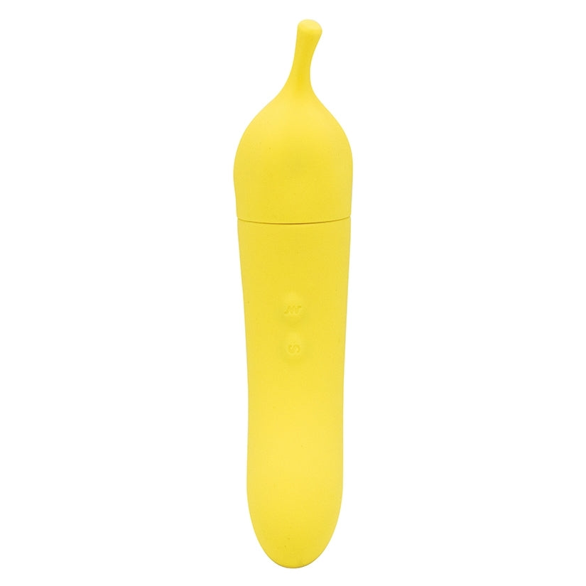 Natalie's Toy Box Banana Cream Air Pulse & G-Spot Vibrator