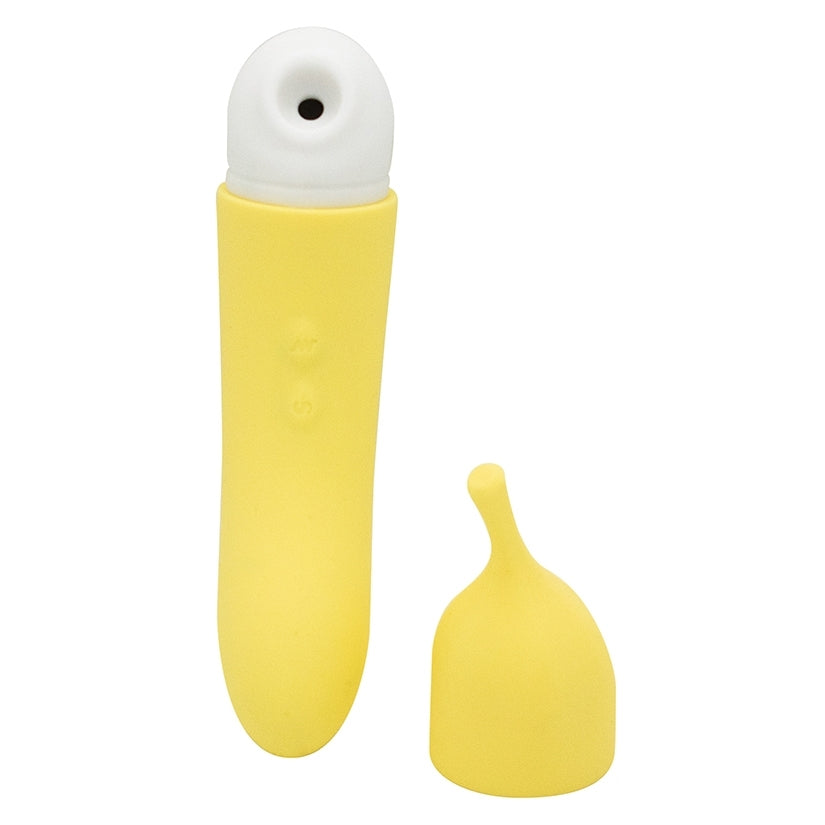 Natalie's Toy Box Banana Cream Air Pulse & G-Spot Vibrator