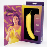 Natalie's Toy Box Banana Cream Air Pulse & G-Spot Vibrator