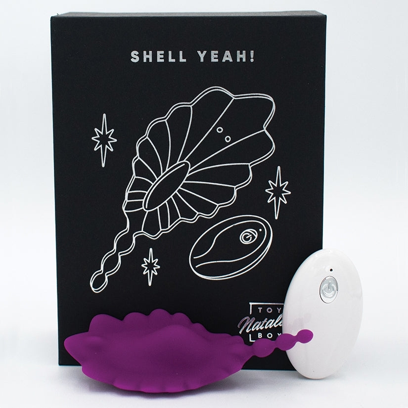 Natalie's Toy Box Shell Yeah! Remote Controlled Wearable Panty Vibe