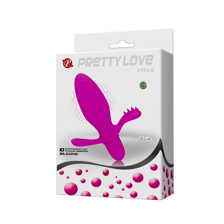 Pretty Love Fitch Anal Vibrator - Fuchsia