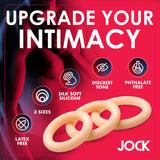 JOCK Discrete Silicone Cock Ring Set - Light