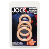 JOCK Discrete Silicone Cock Ring Set - Light