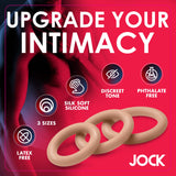 JOCK Discrete Silicone Cock Ring Set - Medium