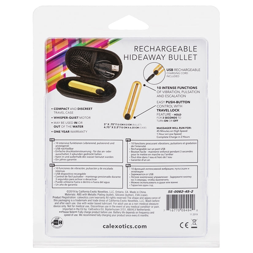 Rechargeable Hideaway Bullet