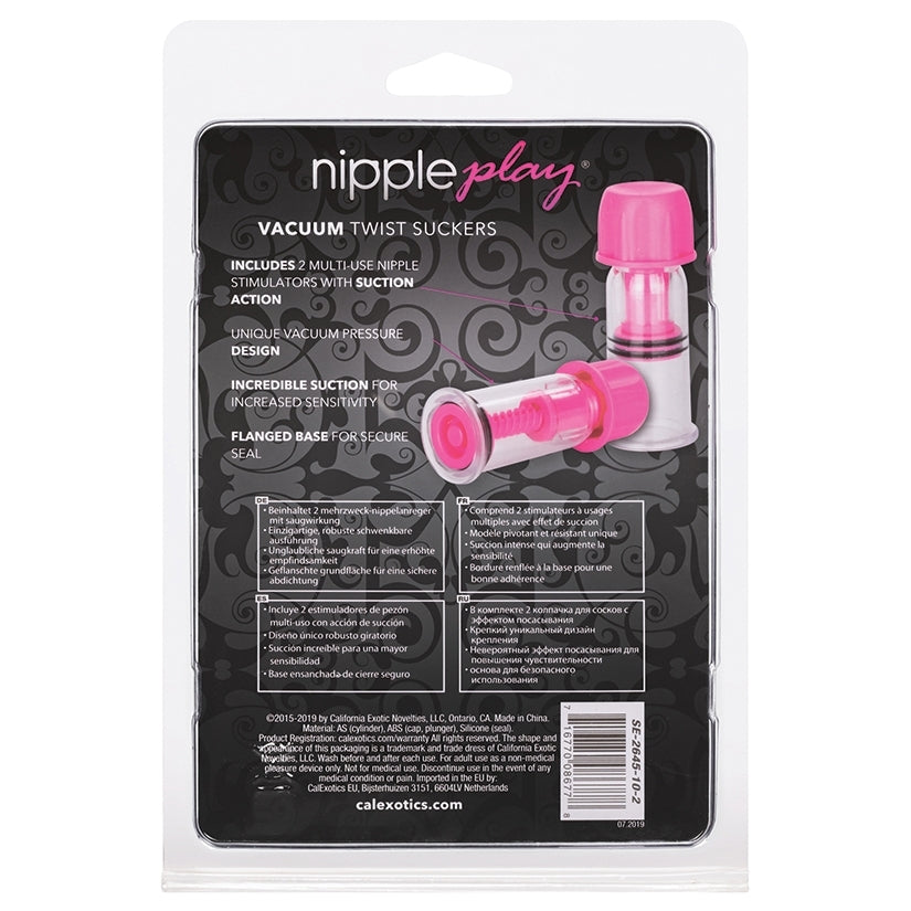 Nipple Play Vacuum Twist Suckers