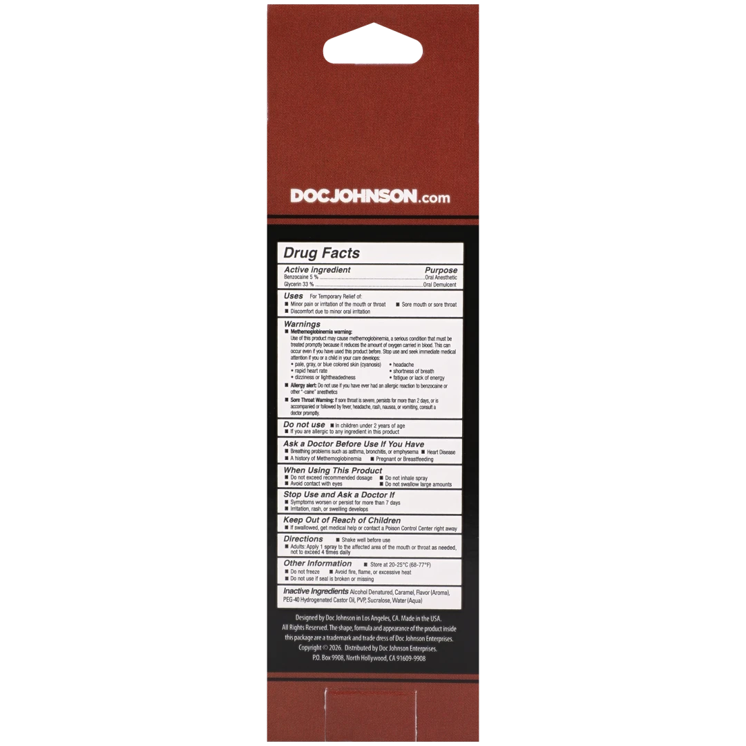 Goodhead - Deep Throat Spray - Double Chocolate - 2 Fl. Oz.