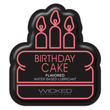 Wicked Sensual Aqua Flavored Birthday Cake Foil Pack 3ML