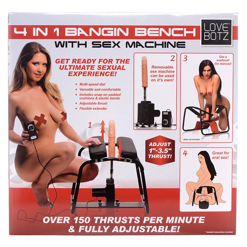 4-in-1 Bangin Bench with Sex Machine