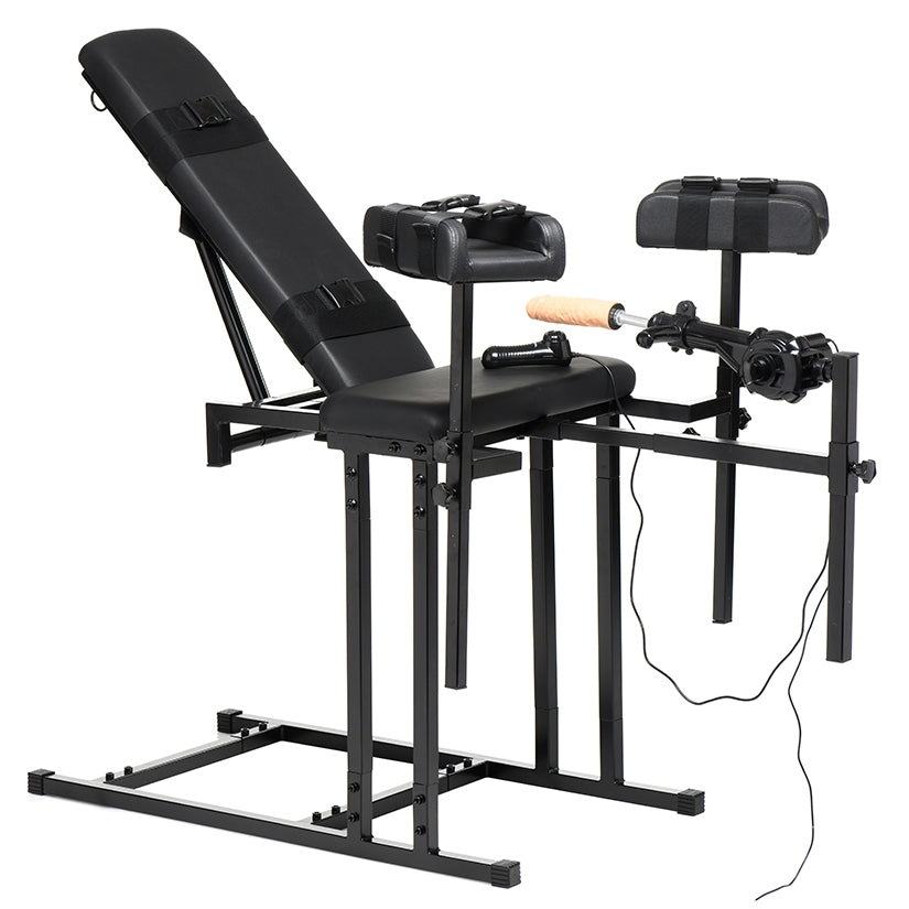 Obedience Chair with Sex Machine