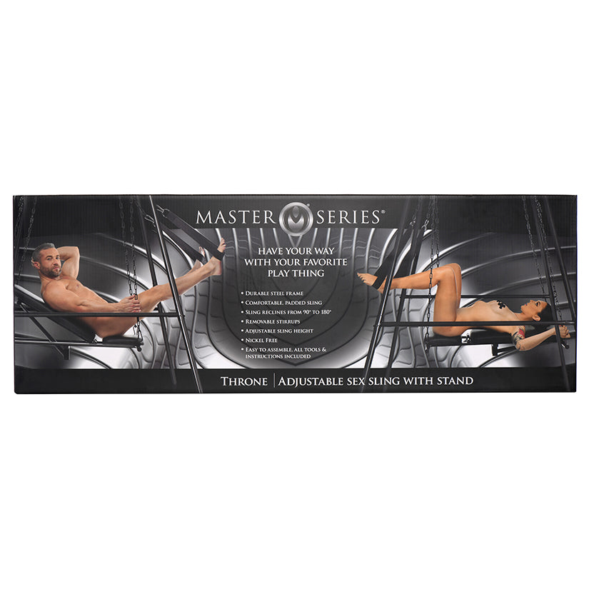 Throne Adjustable Sex Sling with Stand