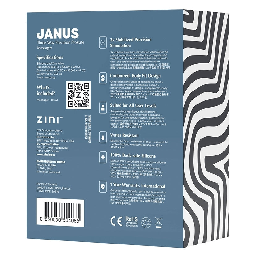 Zini Janus Lamp Iron-Bordeaux