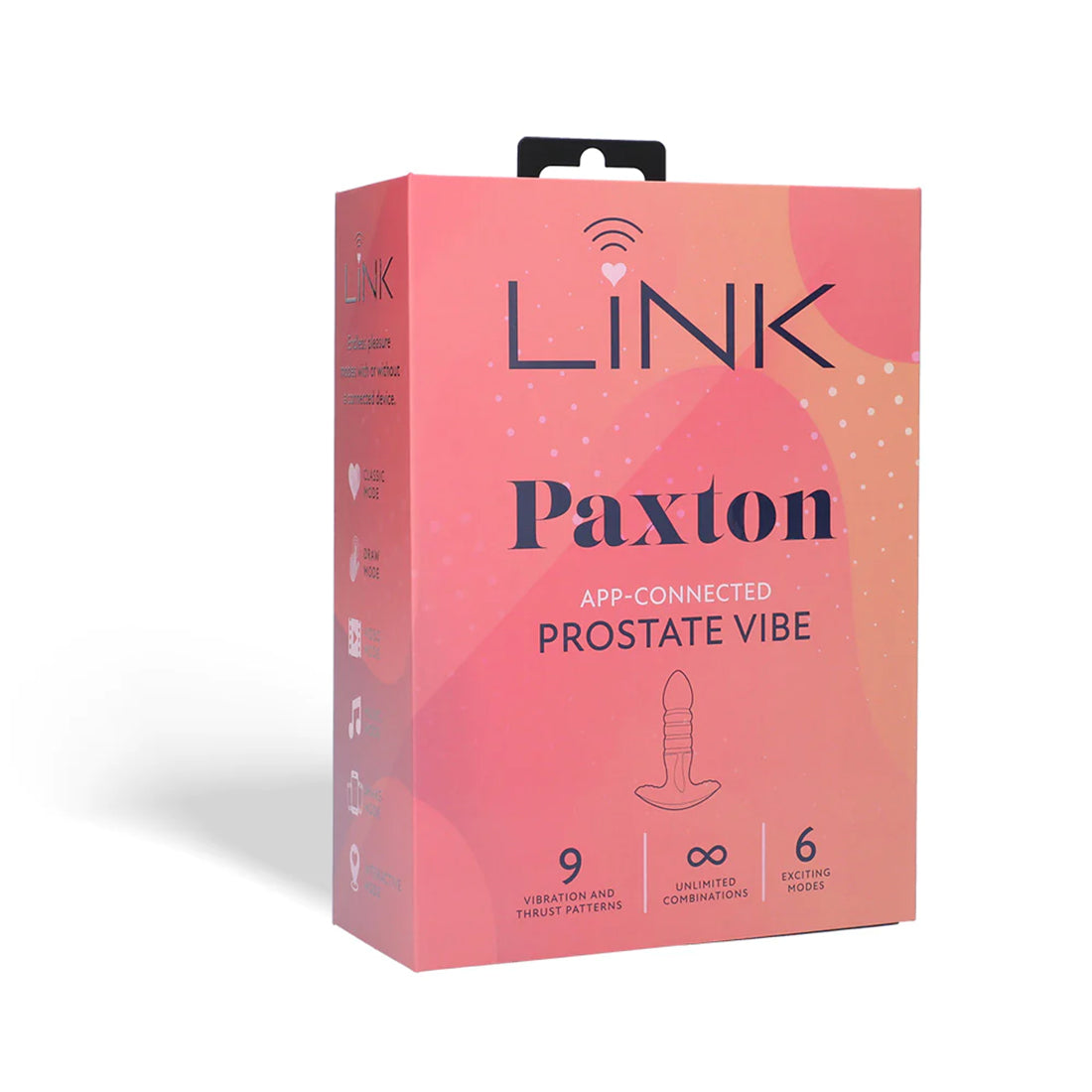 Link Paxton - App Connected Prostate Vibe - Navy  Blue