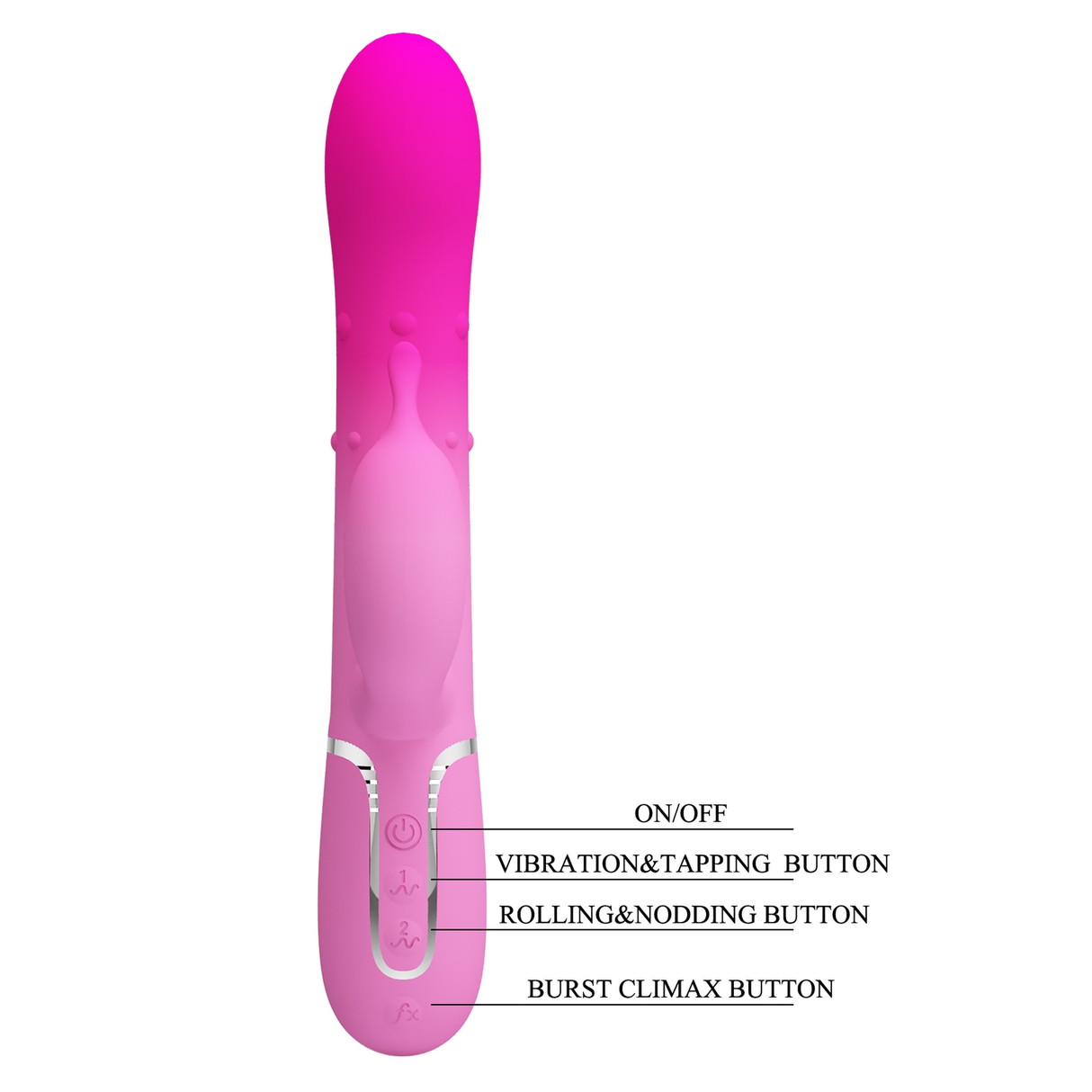 Pretty Love Shima Vertical & Horizontal Beads Rabbit Pink