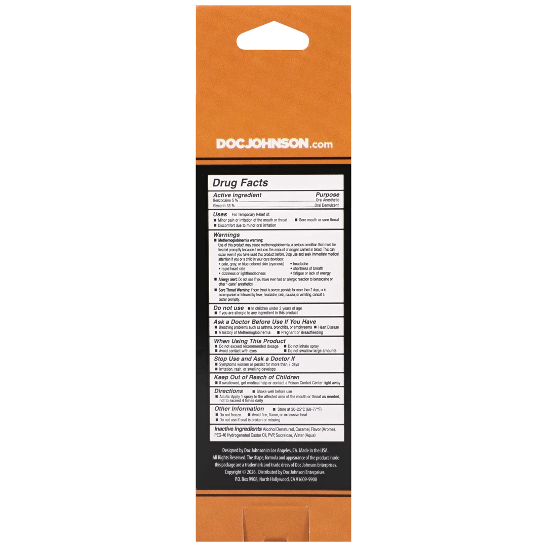 Goodhead - Deep Throat Spray - Salted Caramel - 2 Fl. Oz.