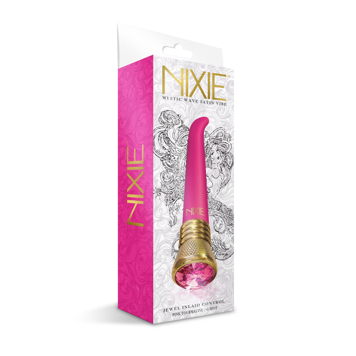 Nixie Jewel Satin G Spot Vibe 10 Function -  Pink Tourmaline