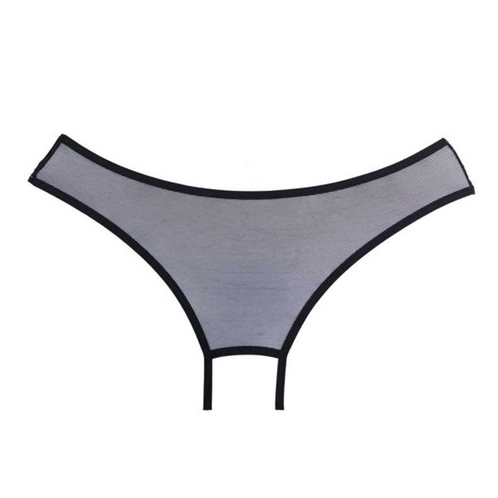 Adore Sheer Teaz Panty - One Size - Black