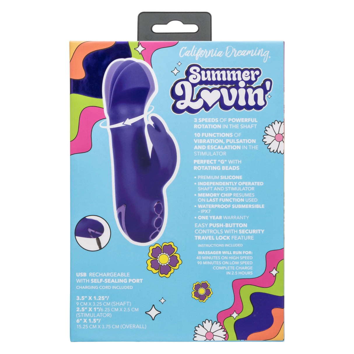 California Dreaming Summer Lovin' Haight Ashbury Hottie Purple