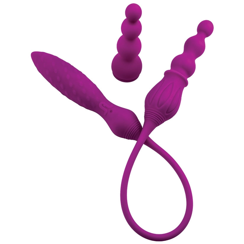 2X Double Vibrator-Purple