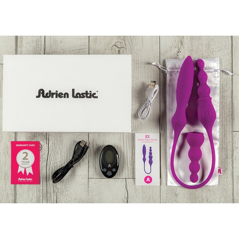 2X Double Vibrator-Purple