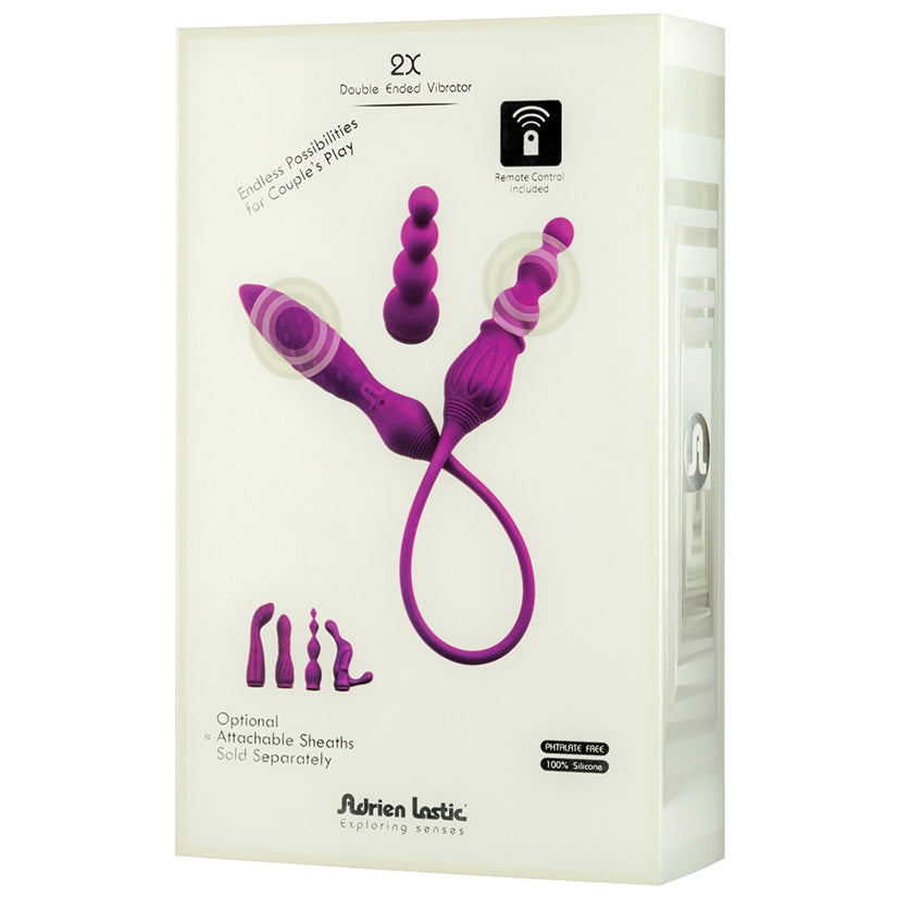 2X Double Vibrator-Purple