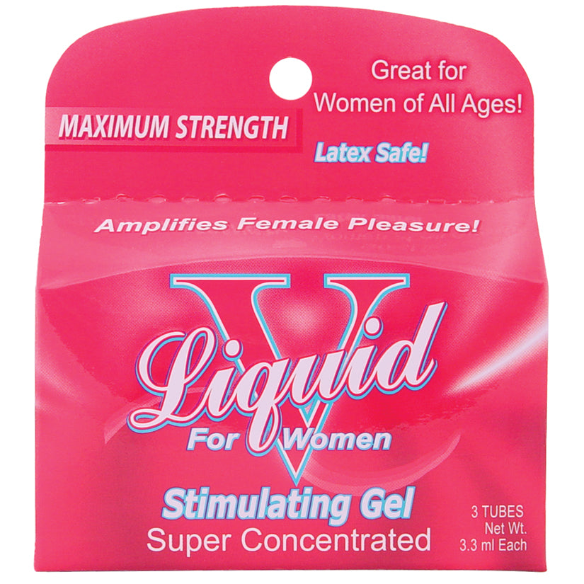 Liquid V For Women Stimulating Gel 3Pk