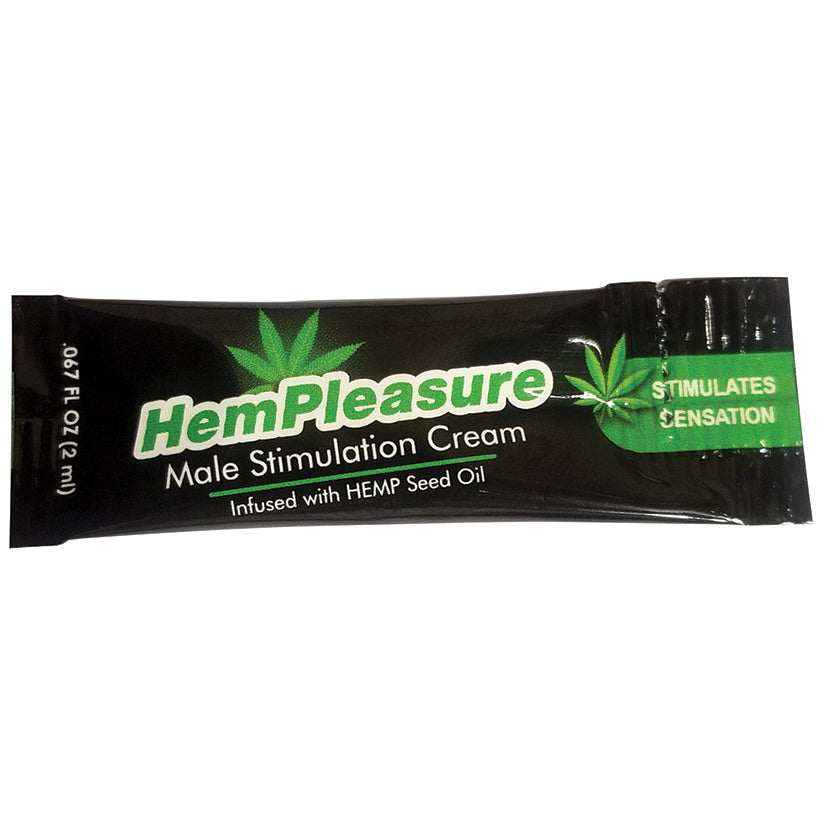 HemPleasure Male Stimulation Cream Foil