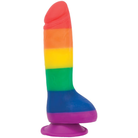 Addiction Justin Dildo W/ Balls-Pride 8"