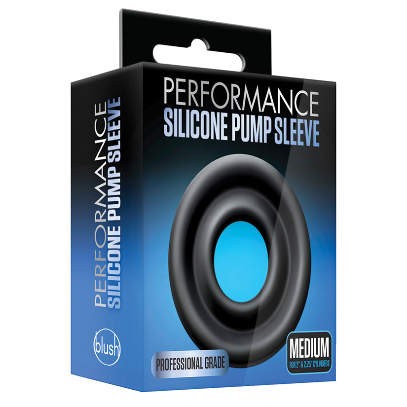 Performance Silicone Pump Sleeve-Black Medium