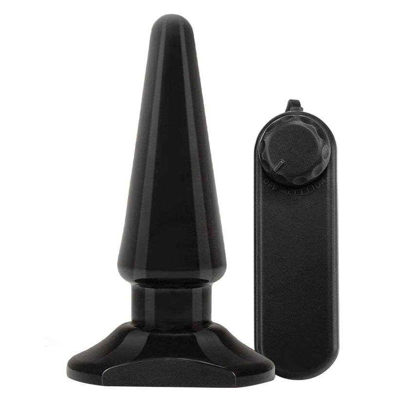 Anal Adventures Basic Vibrating Anal Pleaser Black