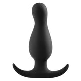 Anal Adventures Platinum Curve Plug-Black