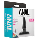 Anal Adventures Basic Anal Plug Small Black