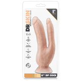 Dr. Skin 8" DP Cock-Vanilla