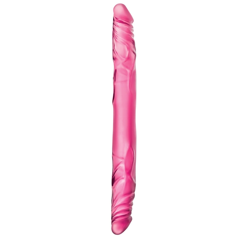 B Yours. Double Dildo-Pink 14"