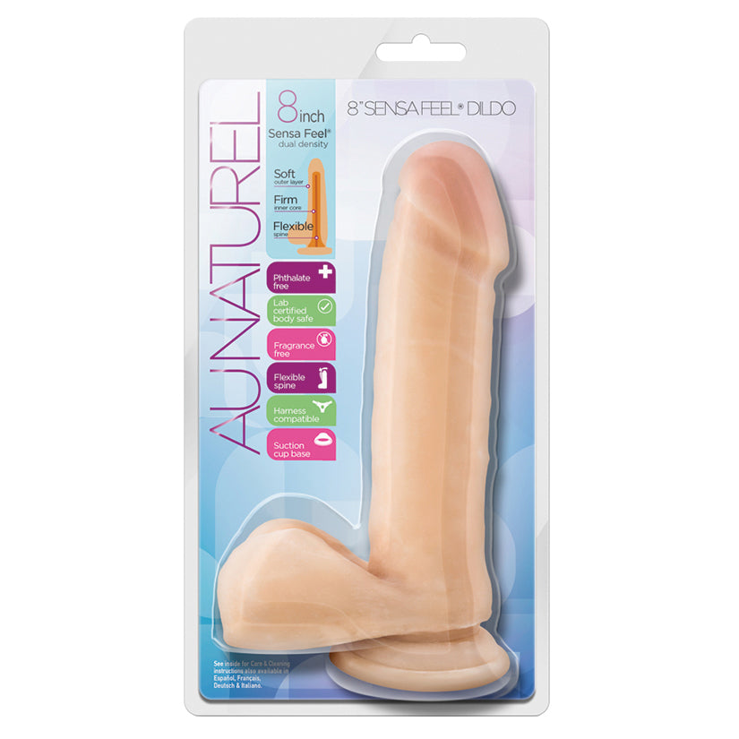 Au Naturel Sensa Feel Dildo 8"