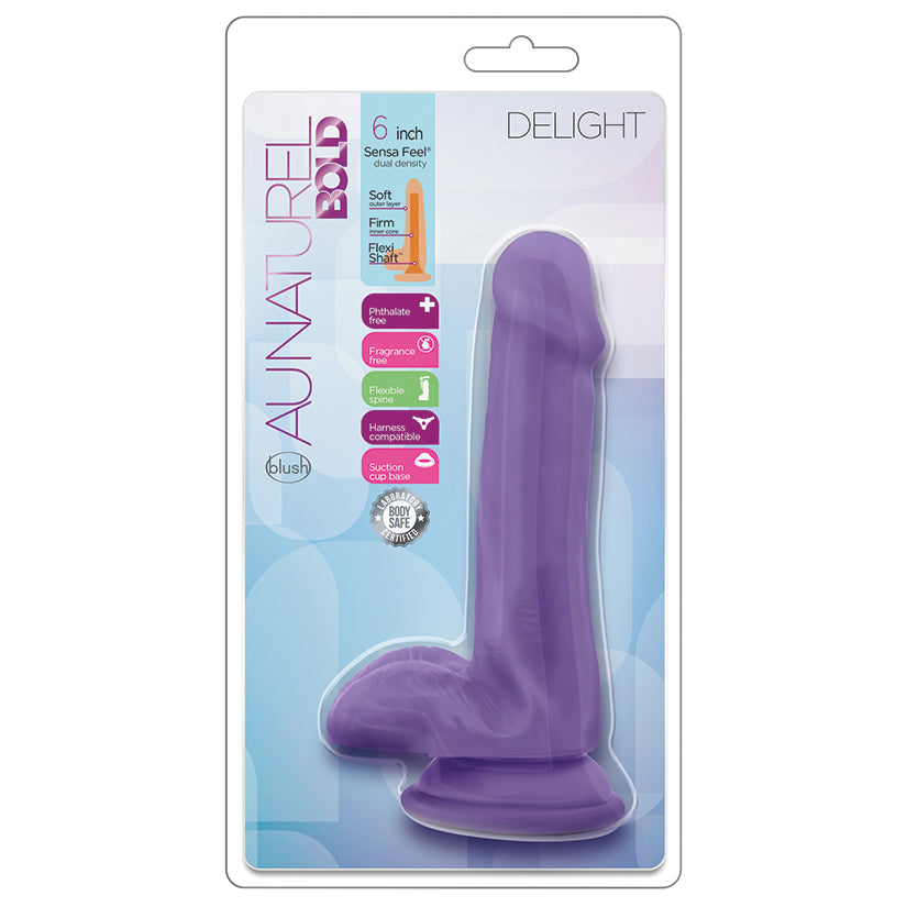 Au Naturel Bold Delight Dildo 6"