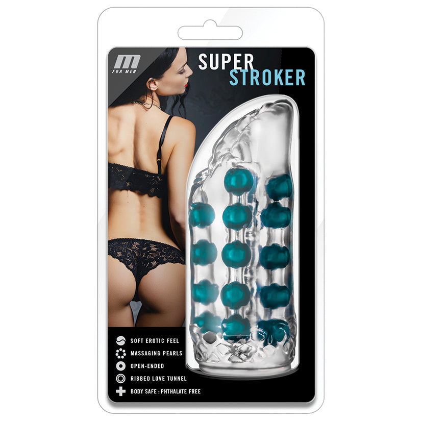 M For Men Super Stroker-Clear