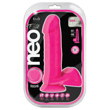 Neo Elite Silicone Dual Density Cock With Balls 8"