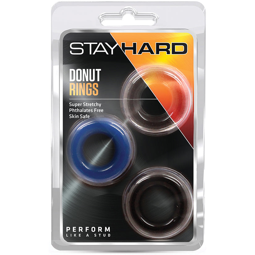 Stay Hard Donut Rings (3 Pack)