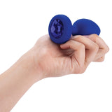 B-Vibe Vibrating Jewel Plug-Navy XL