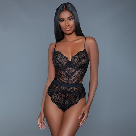 Bettany Bodysuit-Black