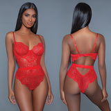 Bettany Bodysuit-Red