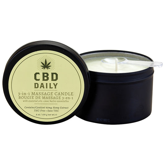 CBD Daily 3-In-1 Massage Candle 5oz